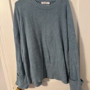 Women's Cozy Blue Pullover